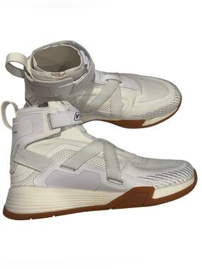 NEW APL Unisex Superfuture White Knit High Top Sneakers MENS 6